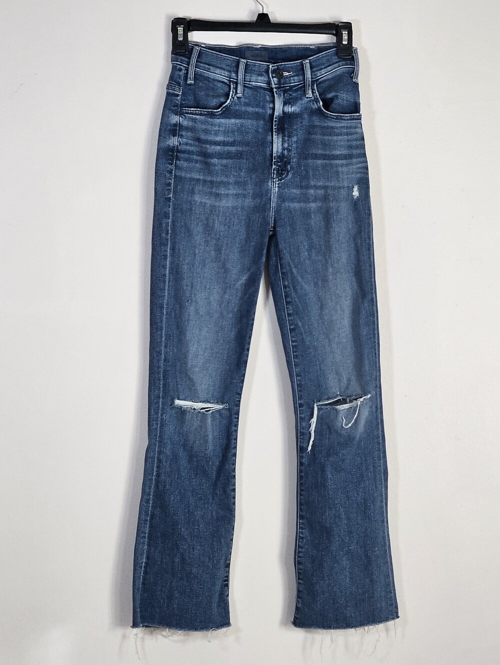 Mother The Hustler Ankle Fray Can't Stop Staring Wash SZ 24 Distressed